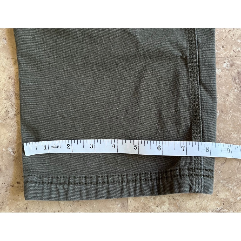 Duluth Trading Co Flex Fire Hose Relaxed Fit Pants Mens 36x34 Olive Green Work - Picture 9 of 13